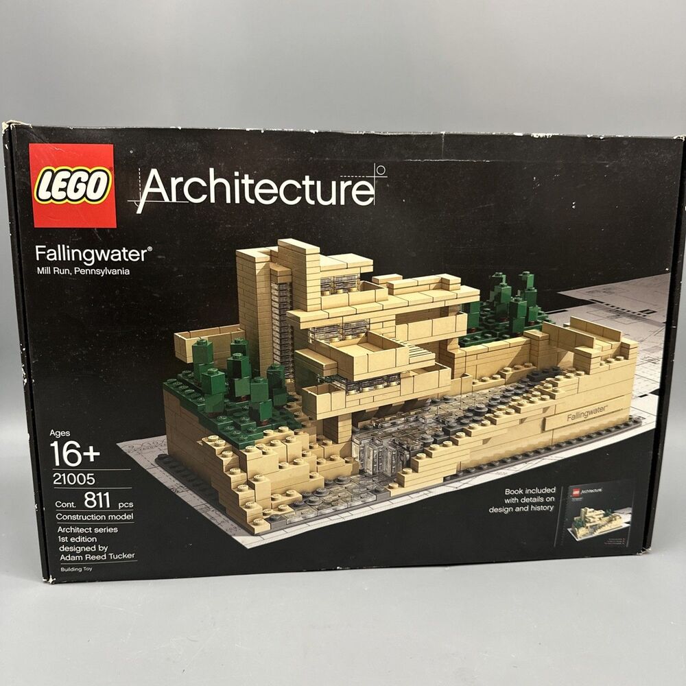 Lego 21005 Architecture Series by Frank Lloyd Wright Fallingwater New Sealed
